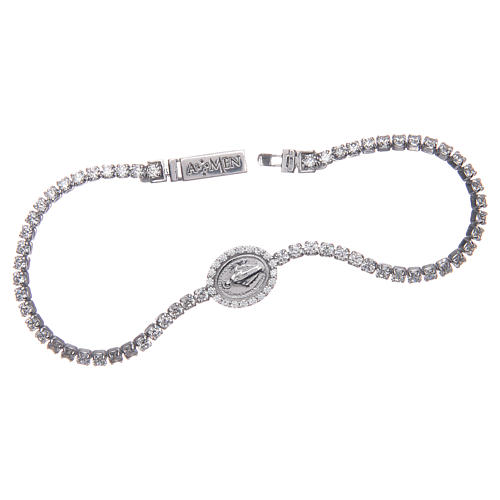 Tennis Amen-Armband mit Wundertätiger Medaille 3