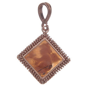 Ciondolo argento 925 angelo con cammeo