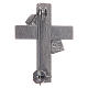 Deacon cross lapel pin in 925 silver and purple enamel s2