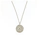 Collana Amen Argento 925 Angelo di Dio latino uomo s1