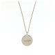 Collana Amen Argento 925 Angelo di Dio latino uomo s2