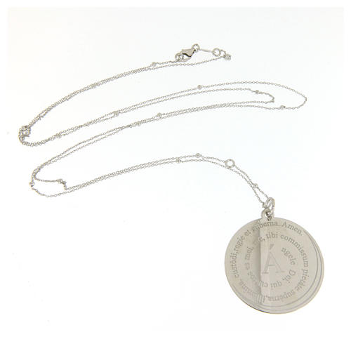 Collana Amen Coelis Angelo di Dio Argento 3