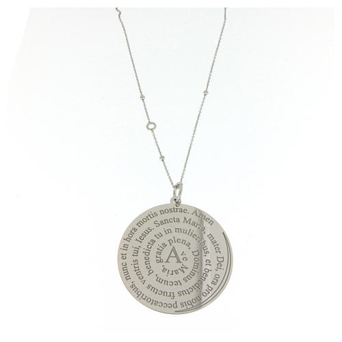 Collana Amen Argento 925 Coelis Ave Maria 1