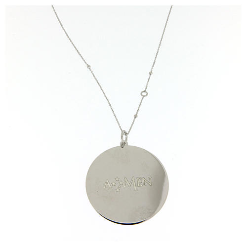 Collana Amen Argento 925 Coelis Ave Maria 2