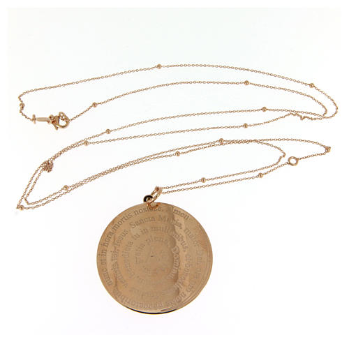 Collier Amen Coelis Ave Maria argent rosé 3