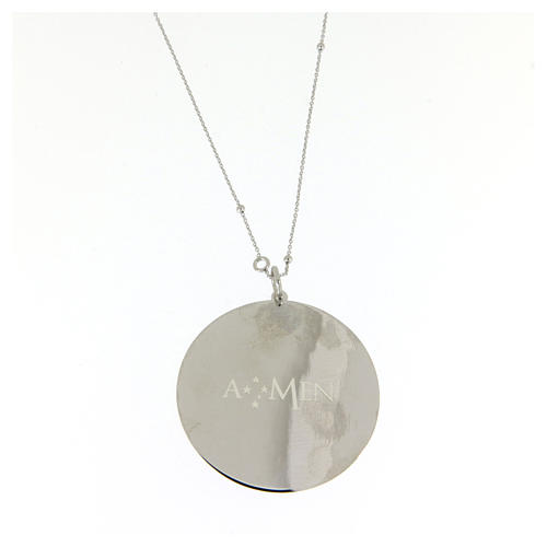 Amen necklace Our Father in 925 sterling silver 2