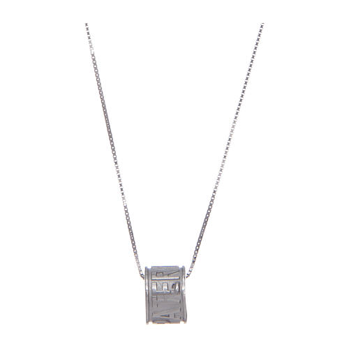 Amen necklace in 925 sterling silver Pater Noster 1