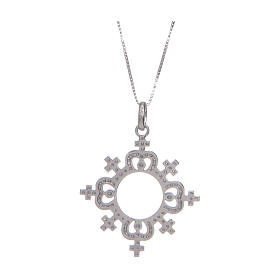 Kette AMEN Silber 925 Kranzanhänger