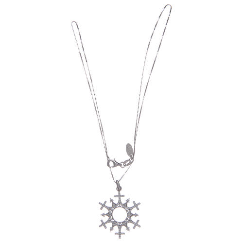 Amen necklace with crown and crosses 3