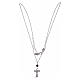 Amen necklace in silver and wood with Tau pendant s2