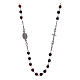 Amen rosary necklace tiger's eye s1