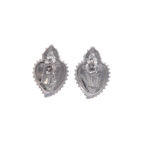 Lobe votive earrings in 925 sterling silver 6