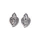 Lobe votive earrings in 925 sterling silver s6