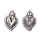 Lobe votive earrings in 925 sterling silver s1