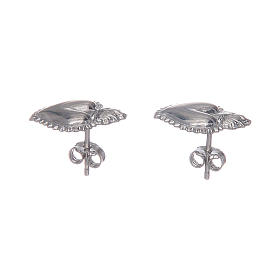 Lobe votive earrings in 925 sterling silver