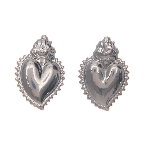 Lobe votive earrings in 925 sterling silver 1