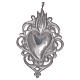 Colgante corazón votivo de plata 925 s2