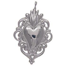 Ciondolo cuore votivo in argento 925