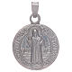 Saint Benedict medal in sterling silver s1