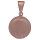 Miraculous Virgin Medal in 925 Rosé Silver with Transparent Zircon Stones s2