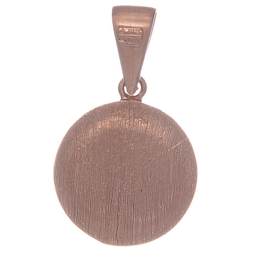 Médaille Vierge Miraculeuse en argent 925 avec zircons transparents 2