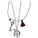 Necklace with Tree of Life and brown tassel s2