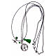 Collana con albero della vita nappina verde s3