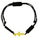 Bracciale Cordino Miracolosa In Argento 925 Con Zirconi Bianchi – Holyart – Fatto In Italia – Lunghezza 20 Cm – Peso 3,8g