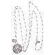 Amen necklace angel caller rosè with cross and zircons in 925 sterling silver s3
