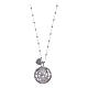 Amen necklace angel caller rosè with heart and zircons in 925 sterling silver s1