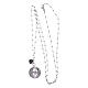 Amen necklace angel caller rosè with heart and zircons in 925 sterling silver s3