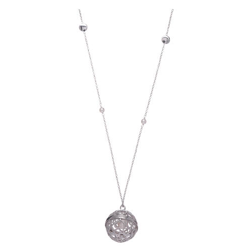 Collana AMEN chiama Angeli argento 925 e perle 2