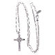 AMEN necklace in 925 sterling silver finished in rhodium with Jesus Christ cross s3