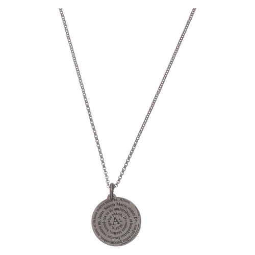 Collana Coelis Ave Maria AMEN arg 925 brunito 1