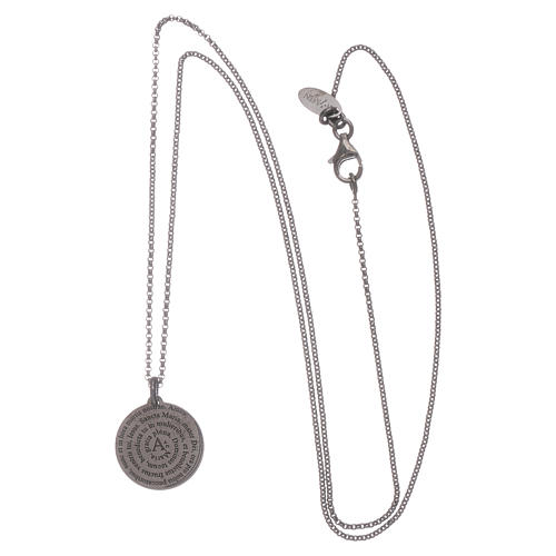 Collana Coelis Ave Maria AMEN arg 925 brunito 3