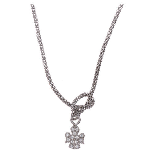 Kette AMEN Silber 925 Knoten und Engel 1