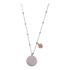 Collier Amen pendentif Arbre de la Vie ange argent 925