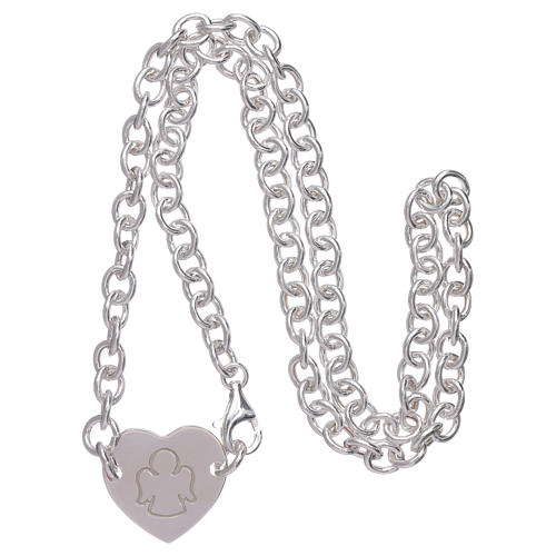 AMEN necklace in 925 sterling silver with heart 3