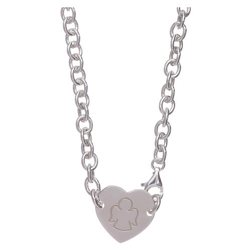 AMEN necklace in 925 sterling silver with heart 1