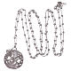 AMEN necklace with angel caller pendant in 925 sterling silver and zircons s3