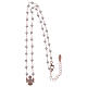 Collar AMEN Plata 925 rosado con bolitas ángel zirconado s3