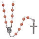 Rosenkranz Kette AMEN Silber 925 Koralle Perlen s2