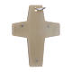 Croix cor Christ argent 925 rhodié blanc s2