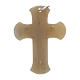 Croix en cor avec Christ argent 925 rhodié blanc s2