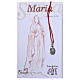 Miraculous Medal Immaculate Mary in silver s2