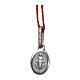 Médaille Miraculeuse ovale Vierge Immaculée argent s1