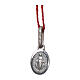 Miraculous Medal, silver oval of Mary Immaculate s1