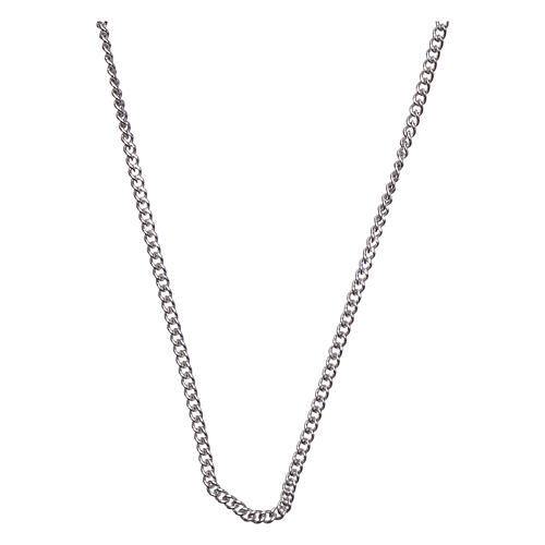 Grumetta chain 925 sterling silver finished in rhodium, 19.69 in length 1