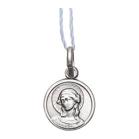 Medalla San Gabriel Arcángel Plata 925 rodiada 10 mm