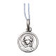 Medalla San Gabriel Arcángel Plata 925 rodiada 10 mm s1